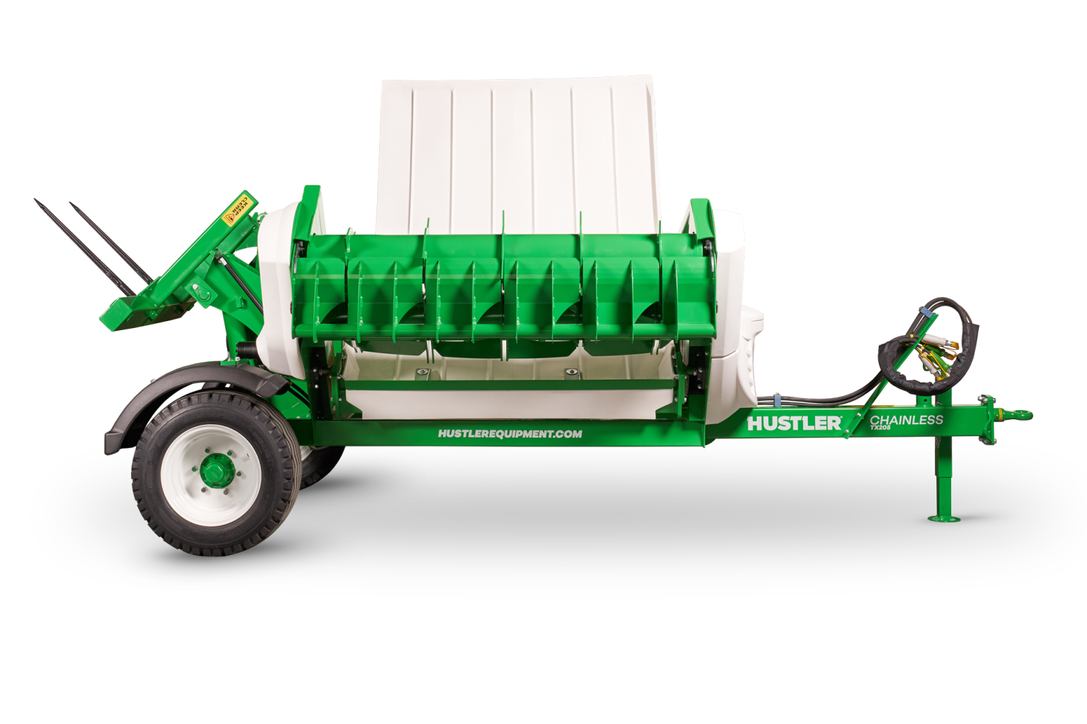 Hustler Trailed Chainless Bale Feeders
