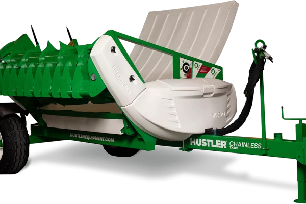 Hustler Trailed Chainless Bale Feeders